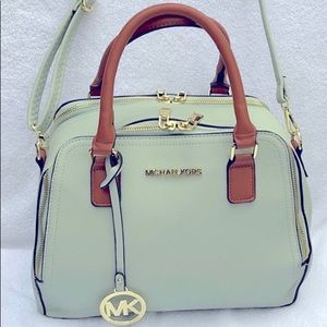 Michael Khors pebbled leather Satchel